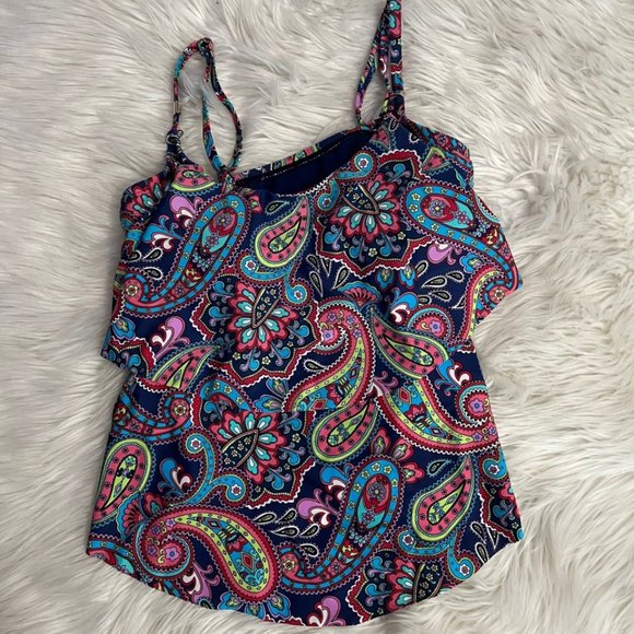 24th & OCEAN Swim Top - Picture 1 of 6